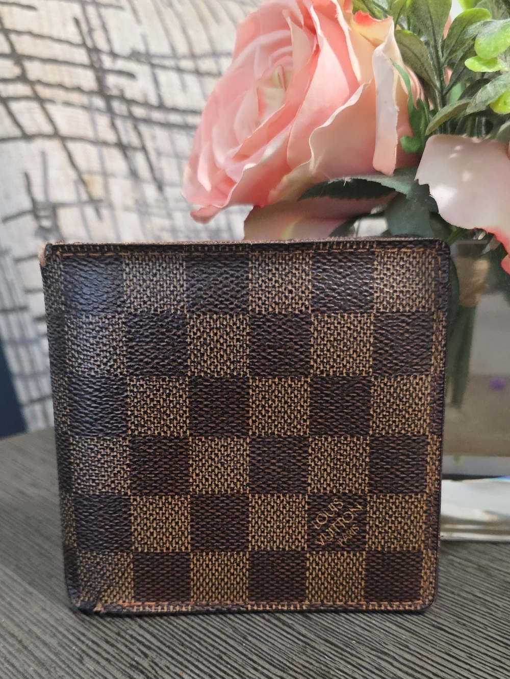 Authentic Louis Vuitton Damier Ebene Wallet